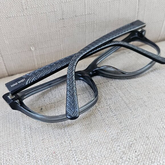 Nine West Eyeglasses Frames NW586S 029 Grey Square Full Rim 56[]17-135 - Picture 9 of 16